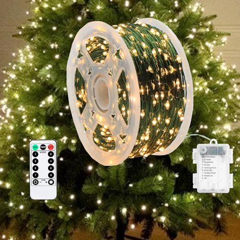 Guirlande LED lumineuse pour Sapin de Noël, éclairage Extérieur à Pile (1/5)