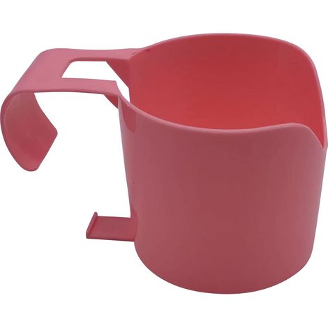 Rack De Rangement Pour Piscine - Support Pour Gobelets Et Savon - Compatible Piscines Et Jardins - En Plastique Rose - 1 Pièce
