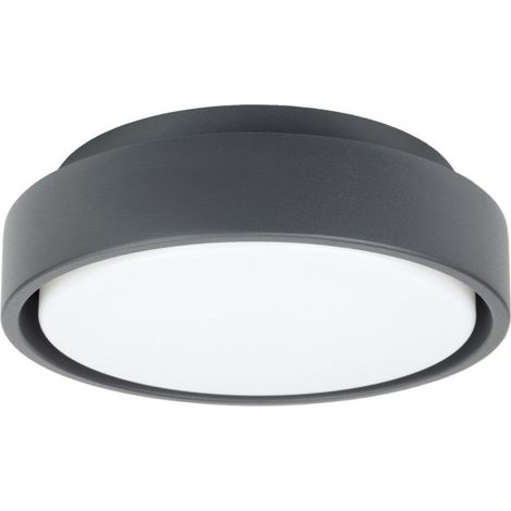 Plafoniera esterna LED 18W tonda grigio scuro IP65 SU-MA (1/5)