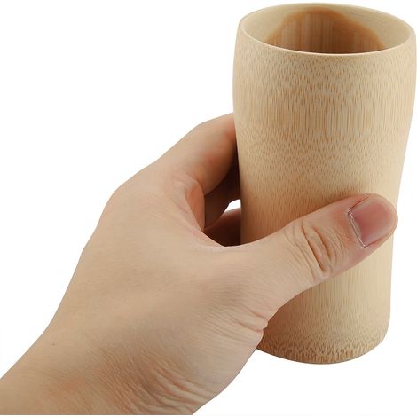 Boîte à thé en bambou naturel, tasses à boire, verres à bière et à vin, artisanat (1/5)