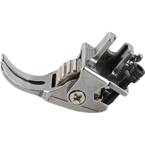 Pied-de-biche à rouleau réglable pour machine à coudre, pour cuir, tissu épais et autres (2) (1/5)