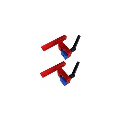 Lot de 2 arrêts de rail en T pour rail de guidage à écrou en T 30 mm (1/4)