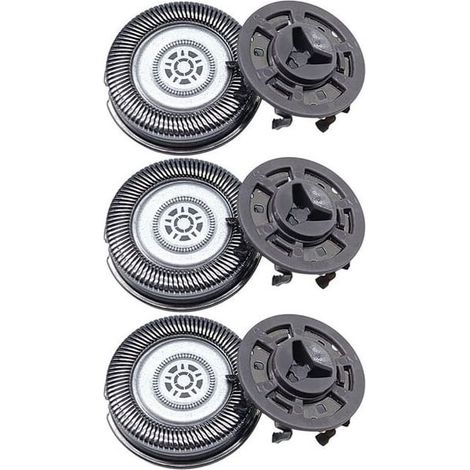 Têtes de rechange SH71 pour rasoirs électriques Philips série 7000/S5000 – Lot de 3 pièces – Angulaires S5531 S5533 S5535 S7732 S7735 S7888 (1/5)