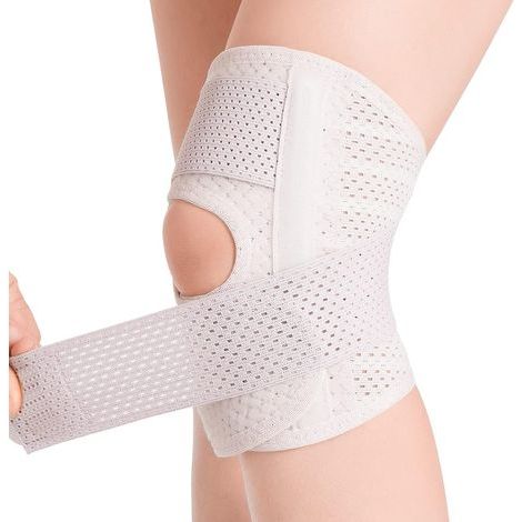 Genouillère avec stabilisateurs latéraux, soulageant les larmes de ménisque, les douleurs au genou, l'ACL, le MCL et l'arthrite, soulageant les douleurs articulaires. Support de genou respirant et aju (1/4)