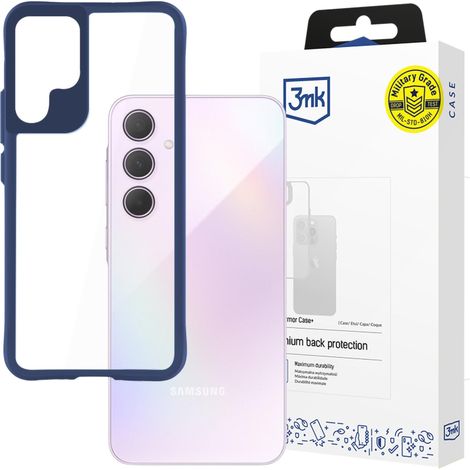 Samsung Galaxy A35 5G - Funda 3mk Satin Armor + Azul