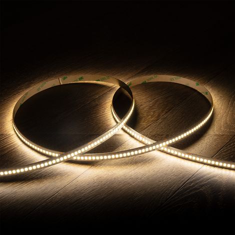 Striscia LED 24 V SMD 238 LED/m Bobina da 10 m Lunga distanza 14 W/m 1800 lm/m Larghezza 10 mm Taglio ogni 3 cm IP20 4000K Bianco Naturale (1/4)