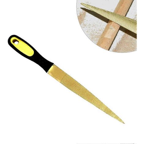 Ensemble de 1 lime à bois de 20 cm (8 pouces) en acier sculpté, outil de menuiserie pour le travail du bois et le bricolage. (1/5)