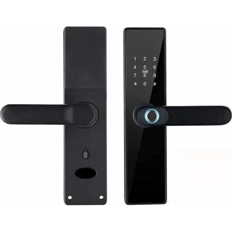 Serrure Intelligente à Empreintes digitales, Mot de Passe numérique, 13.56mhz, Serrure électronique, accès sans clé, Type C, USB, Intelligence for Maison Intelligente (1/5)