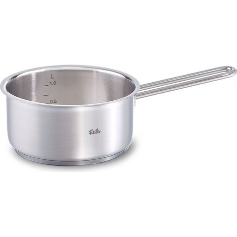 Fissler Viseo Tegame in acciaio inox 1.4 L, 16 cm, senza coperchio, con scala di misurazione all'interno, per fornelli a induzione (1/2)