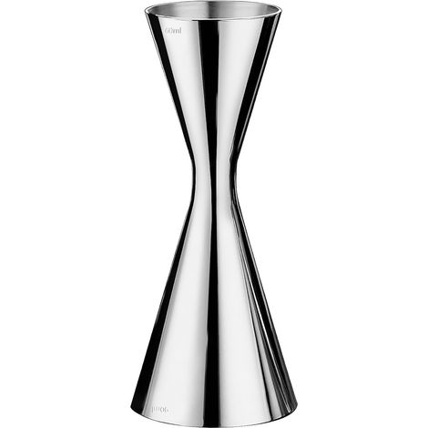 Doseur cocktail japonais en acier inoxydable, double jigger avec balance intégrée pour barista. (1/5)