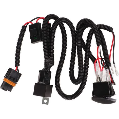 Kit de relais de faisceau de câblage de klaxon 12V 24V 40A, bobine de cuivre pur ignifuge pour cornes d'escargot de camion de voiture-Crezuo (1/4)