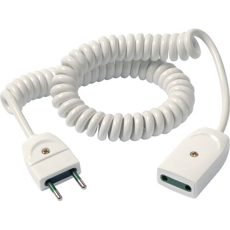 VIMAR - 0P32322.B Câble d'extension extensible 2 x 0,75 m 3 m blanc