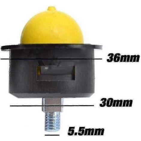 Lot de 3 pompes d'amorçage pour tondeuses à gazon Fuxtec séries FX-RM/FX RM - Accessoires pour équipements de jardin motorisés - Banmo (1/3)