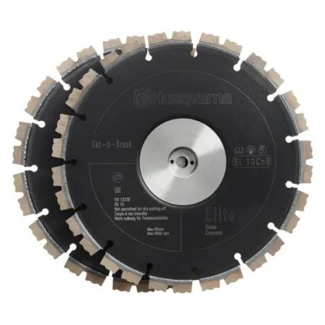 Husqvarna EL 10 CnB Disco segmentato 230 mm per mototroncatrici 2 Pz.