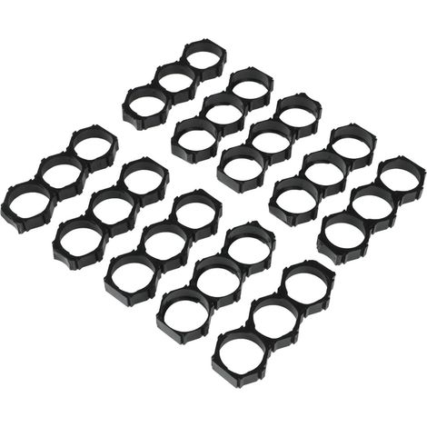 Supporti in plastica per batterie 21700 realizzati in materiale ABS + PC con dimensioni approssimative da 1 x 3 a 1 x 6 (10 pezzi 1 x 3) (1/5)