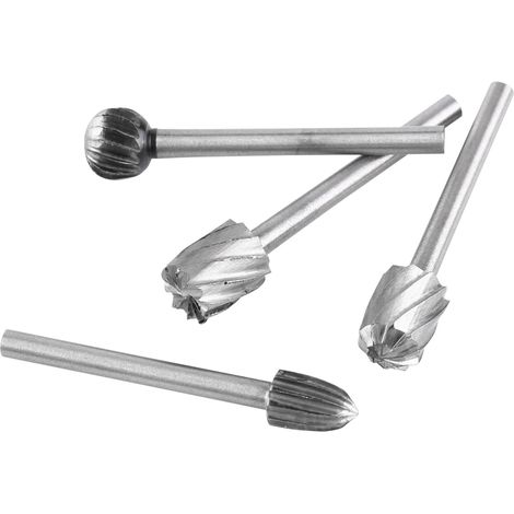 Ensemble de 20 fraises rotatives en acier rapide pour le travail du bois, tige de 3,2 mm (1/8 pouce) (1/5)