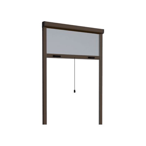 ZANZARIERA RULLO AVVOLGIBILE MARRONE FINESTRA FRIZIONE 60X170 RIDUCIBILE 0933
