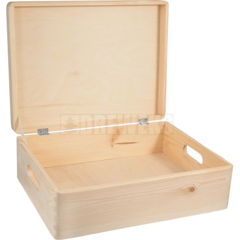 Caja mediana con tapa - bisagras atornilladas (1/2)