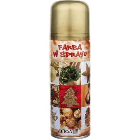 Pintura en aerosol dorada 250 ml (1/2)