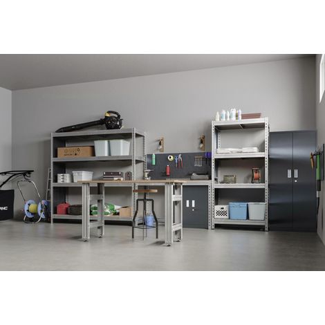 Ar Shelving Schwerlastregal 200 x 100 x 60 cm 4 Böden 1800 kg (1/3)