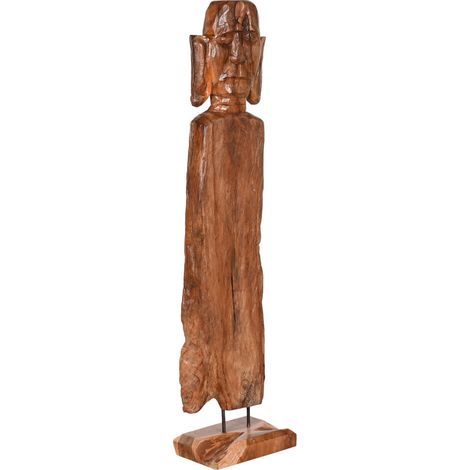 Escultura Teca 28X20X137 Tallada Natural Marron (1/5)