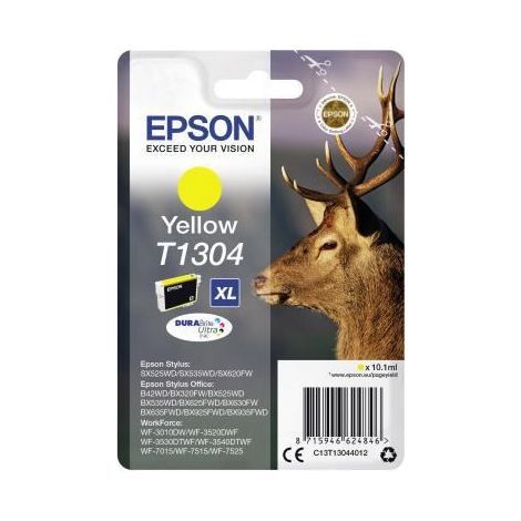Tintenpatrone Originalzubehör T1304 ca. 855 Seiten gelb 10,1ml (1/4)