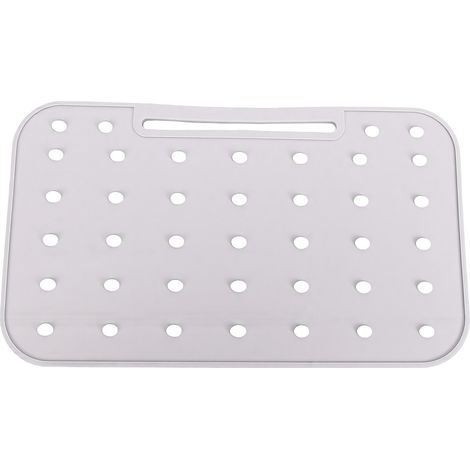 Tapis à repasser en silicone résistant à la chaleur antidérapant protecteur de planche pour fer à vapeur, ménage, voyage gris clair (1/5)