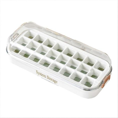 24Grid type bac à glaçons moule qualité alimentaire silicone type plateau moule diy machine à glaçons glaçon plateau B (1/5)
