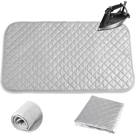 Tapis De Repassage - 48 X 85 Cm - En Coton - Pour Table De Repassage - 1 Pièce (1/4)