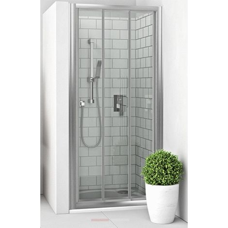 Porte coulissante 3 volets EQUI EI CL3 argent poli 1m90 L120 - ROTH - 1406001011