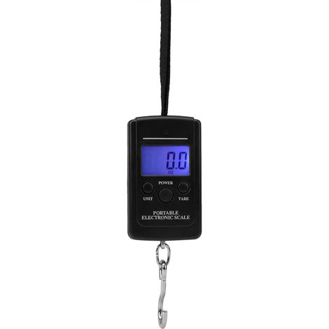 Tragbare digitale Gepäckwaage (40 kg), praktisches elektronisches Gewichtsmessgerät (1/5)