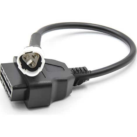 1 Câble adaptateur OBD vers 3 broches,Connecteur diagnostic,Moteur Yamaha,Compatibilité modèles multiples (1/5)