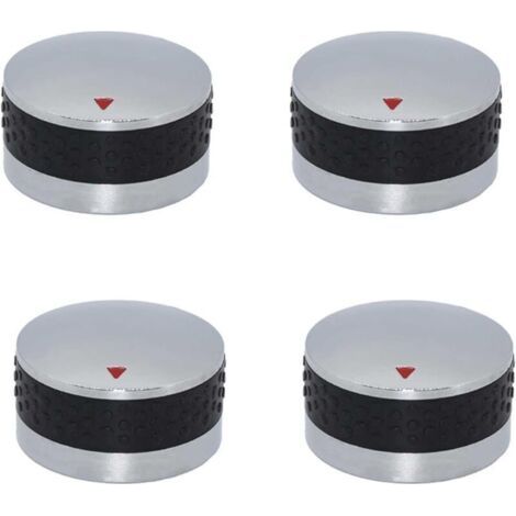 Lot de 4 boutons de commande universels pour barbecue à gaz, 50 mm, pour cuisinière/four/grill 50 mm (1/4)