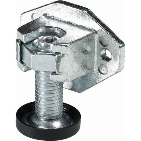 Hettich Verstellfuß für Sockelmontage verzinkt M10 x 38 mm Möbelfüsse