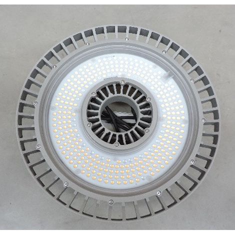 Luminaire suspendu LED 150W Highbay 4000K 21900lm Ø 400x174mm avec cable 1m + crochet IP65 Sylvania (1/5)
