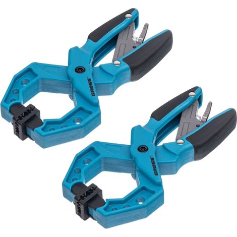 Gross 20801 1.5inch/38mm Locking Clamp with plastic body and toothed locking mechanism - Twin Pack (1/5)