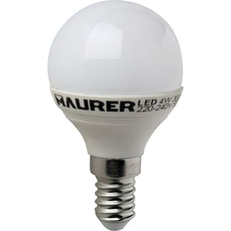 Ampoule LED sphérique E14 4 W 25 W 300 lumens