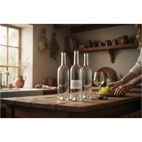 40 bottiglie di vino da 0,75 l + tappo di sughero da 750 ml, bianco (1/5)