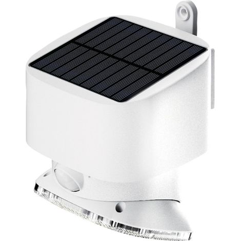 Projecteur solaire LED VELAMP avec détecteur de mouvement et une puissance de 1000 lumens. (1/3)