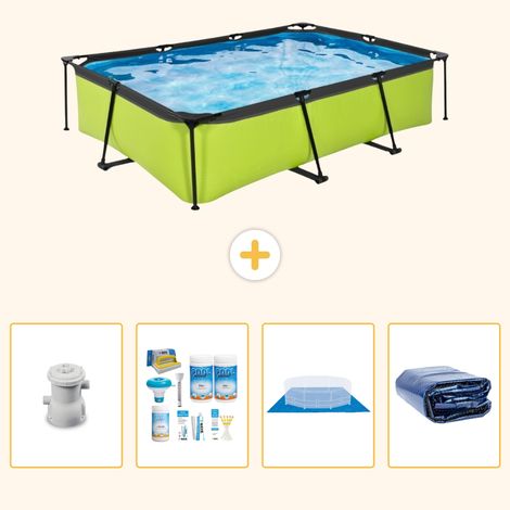Exit-toys Piscine Exit Rectangulaire - 300x200x65 cm - 5-pièces S289 (1/5)