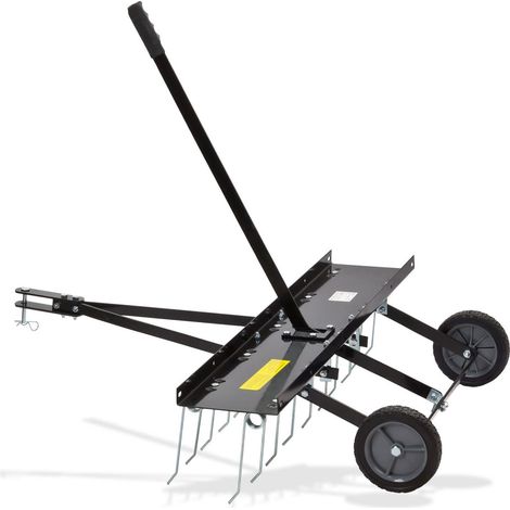 Vertikutierer Rasenstriegel Entmooser Rasenbelüfter 100cm für Rasentraktor (1/4)