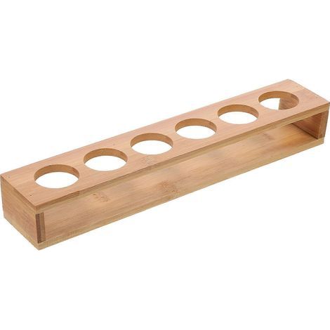 Likörglashalter aus Holz, Weinglas-Organizer, Whiskyglashalter, Likörglasständer – 31,00 x 6,00 x 4,50 cm (1/4)