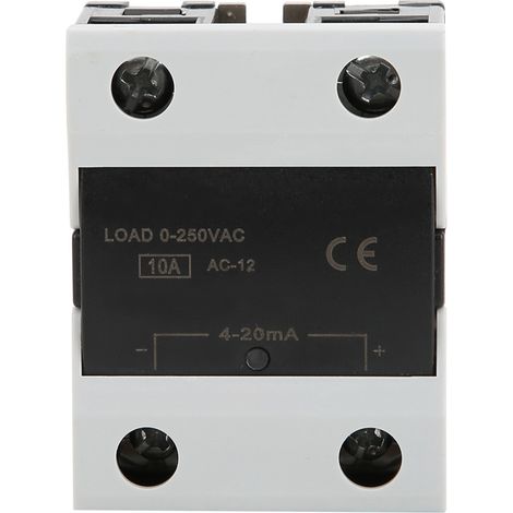Relais à semi-conducteurs SSR 10A BRM-10LA, étanche et haute conductivité pour applications industrielles (1/5)