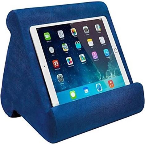 (Königsblau) Universelles Tablet-Ständerkissen – Verstellbarer Winkel – Waschbarer Bezug – Komfortabel (1/4)