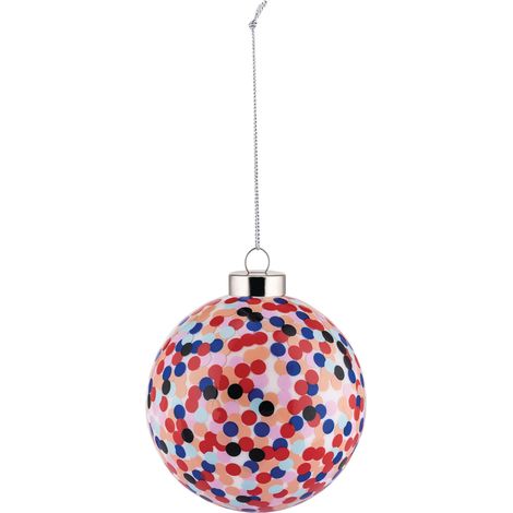 Alessi Proust AM43 2 - Palla per Albero di Natale di Design, in Vetro Soffiato Decorata a Mano (1/3)