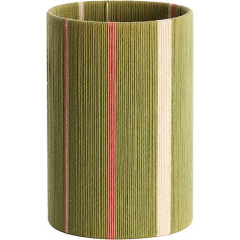 Light & Living - pantalla de lámpara - Medan - verde - textil - Ø (1/4)