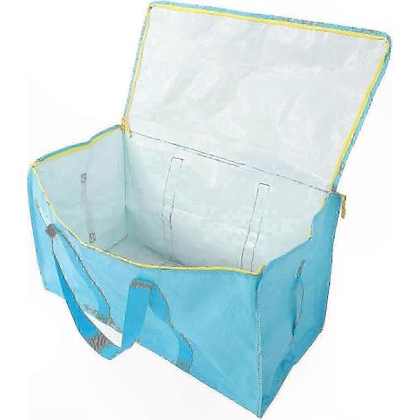 Ces grands sacs de stockage de foin robustes, munis de poignées renforcées, servent à protéger le fourrage et à faciliter son transport. Taille unique. (1/5)
