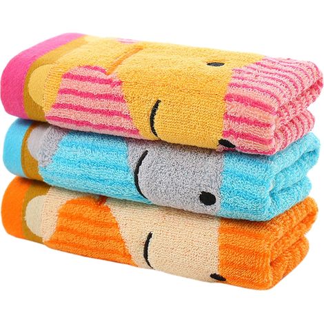 Gant De Bain - Coton - Motif Chien Dessin Animé - Pour Enfants - 50 x 25 cm - Lot De 3 (1/5)