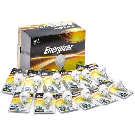 Lampadina Led ENERGIZER GOLF 470LM - Attacco E14 bianco Caldo 2700K (confezione da 12pz) (1/4)