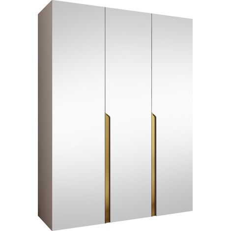 Armoire Hartford 590, Cachemire, 202x150x52cm, Portes d'armoire: Avec des charnières, Nombre d'étagères: 0 (1/5)